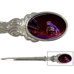 Moscow Night Lights Evening City Letter Openers by Nexatart