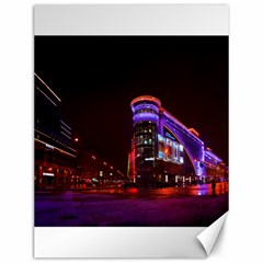 Moscow Night Lights Evening City Canvas 12  X 16   by Nexatart