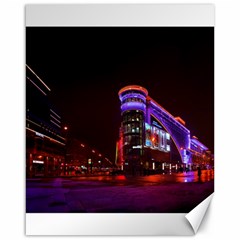 Moscow Night Lights Evening City Canvas 16  X 20   by Nexatart