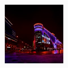 Moscow Night Lights Evening City Medium Glasses Cloth by Nexatart