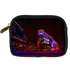 Moscow Night Lights Evening City Digital Camera Cases by Nexatart