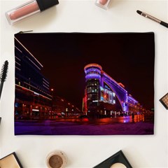 Moscow Night Lights Evening City Cosmetic Bag (xl) by Nexatart