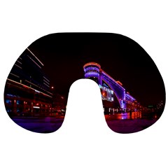 Moscow Night Lights Evening City Travel Neck Pillows by Nexatart