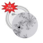 Mandelbrot Apple Males Mathematics 2.25  Buttons (10 pack)  Front