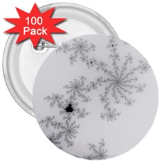 Mandelbrot Apple Males Mathematics 3  Buttons (100 Pack)  by Nexatart