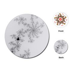 Mandelbrot Apple Males Mathematics Playing Cards (round)  by Nexatart