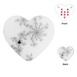 Mandelbrot Apple Males Mathematics Playing Cards (Heart)  Front