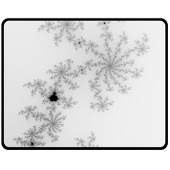 Mandelbrot Apple Males Mathematics Fleece Blanket (medium)  by Nexatart