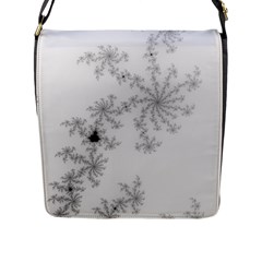 Mandelbrot Apple Males Mathematics Flap Messenger Bag (l)  by Nexatart