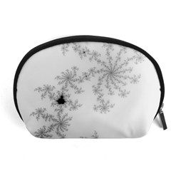 Mandelbrot Apple Males Mathematics Accessory Pouches (large)  by Nexatart