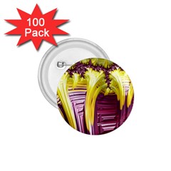 Yellow Magenta Abstract Fractal 1 75  Buttons (100 Pack)  by Nexatart