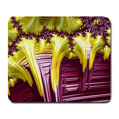 Yellow Magenta Abstract Fractal Large Mousepads by Nexatart