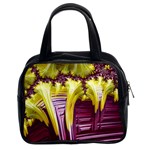 Yellow Magenta Abstract Fractal Classic Handbags (2 Sides) Front