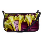 Yellow Magenta Abstract Fractal Shoulder Clutch Bags Front