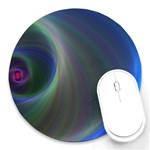 Gloom Background Abstract Dim Round Mousepads Front