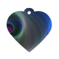 Gloom Background Abstract Dim Dog Tag Heart (one Side) by Nexatart