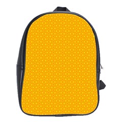 Texture Background Pattern School Bag (Large)