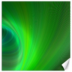 Green Background Abstract Color Canvas 16  X 16   by Nexatart