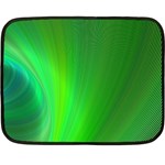 Green Background Abstract Color Fleece Blanket (Mini) 35 x27  Blanket