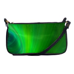 Green Background Abstract Color Shoulder Clutch Bags by Nexatart