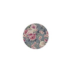 Pink Flower Seamless Design Floral 1  Mini Buttons by Nexatart