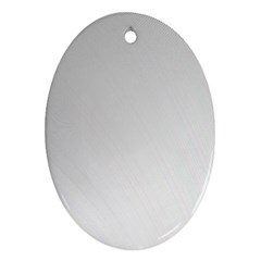 White Background Abstract Light Ornament (Oval)