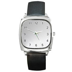 White Background Abstract Light Square Metal Watch