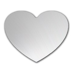 White Background Abstract Light Heart Mousepads