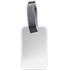 White Background Abstract Light Luggage Tags (Two Sides)