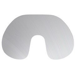 White Background Abstract Light Travel Neck Pillows