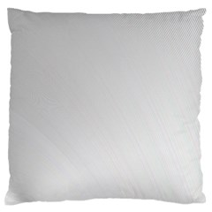 White Background Abstract Light Large Flano Cushion Case (One Side)