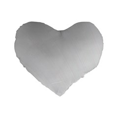 White Background Abstract Light Standard 16  Premium Flano Heart Shape Cushions