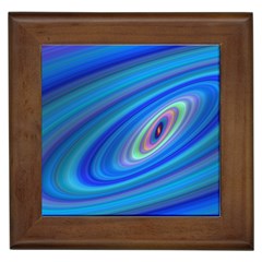 Oval Ellipse Fractal Galaxy Framed Tiles by Nexatart