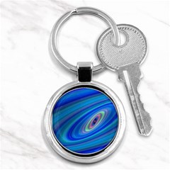 Oval Ellipse Fractal Galaxy Key Chains (round)  by Nexatart