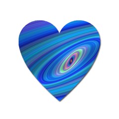 Oval Ellipse Fractal Galaxy Heart Magnet by Nexatart