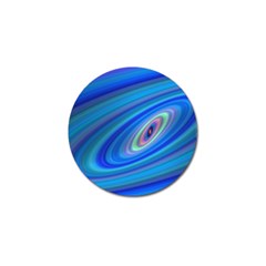 Oval Ellipse Fractal Galaxy Golf Ball Marker by Nexatart