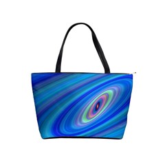 Oval Ellipse Fractal Galaxy Shoulder Handbags by Nexatart