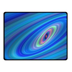 Oval Ellipse Fractal Galaxy Fleece Blanket (small) by Nexatart