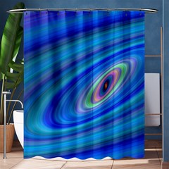 Oval Ellipse Fractal Galaxy Shower Curtain 60  X 72  (medium)  by Nexatart