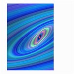 Oval Ellipse Fractal Galaxy Large Garden Flag (Two Sides) Back