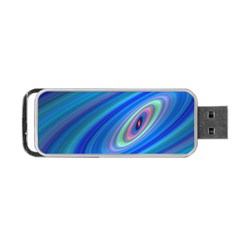 Oval Ellipse Fractal Galaxy Portable Usb Flash (two Sides) by Nexatart