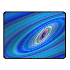 Oval Ellipse Fractal Galaxy Double Sided Fleece Blanket (small)  by Nexatart