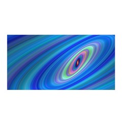 Oval Ellipse Fractal Galaxy Satin Wrap by Nexatart