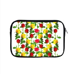 Rose Pattern Roses Background Image Apple Macbook Pro 15  Zipper Case by Nexatart