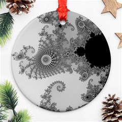 Apple Males Mandelbrot Abstract Ornament (round) by Nexatart