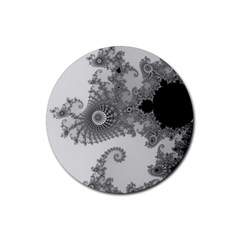 Apple Males Mandelbrot Abstract Rubber Coaster (round)  by Nexatart