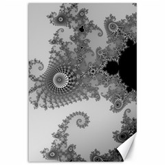 Apple Males Mandelbrot Abstract Canvas 12  X 18   by Nexatart