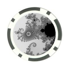 Apple Males Mandelbrot Abstract Poker Chip Card Guard by Nexatart