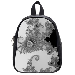 Apple Males Mandelbrot Abstract School Bag (small) by Nexatart