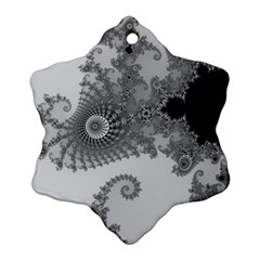 Apple Males Mandelbrot Abstract Snowflake Ornament (two Sides) by Nexatart